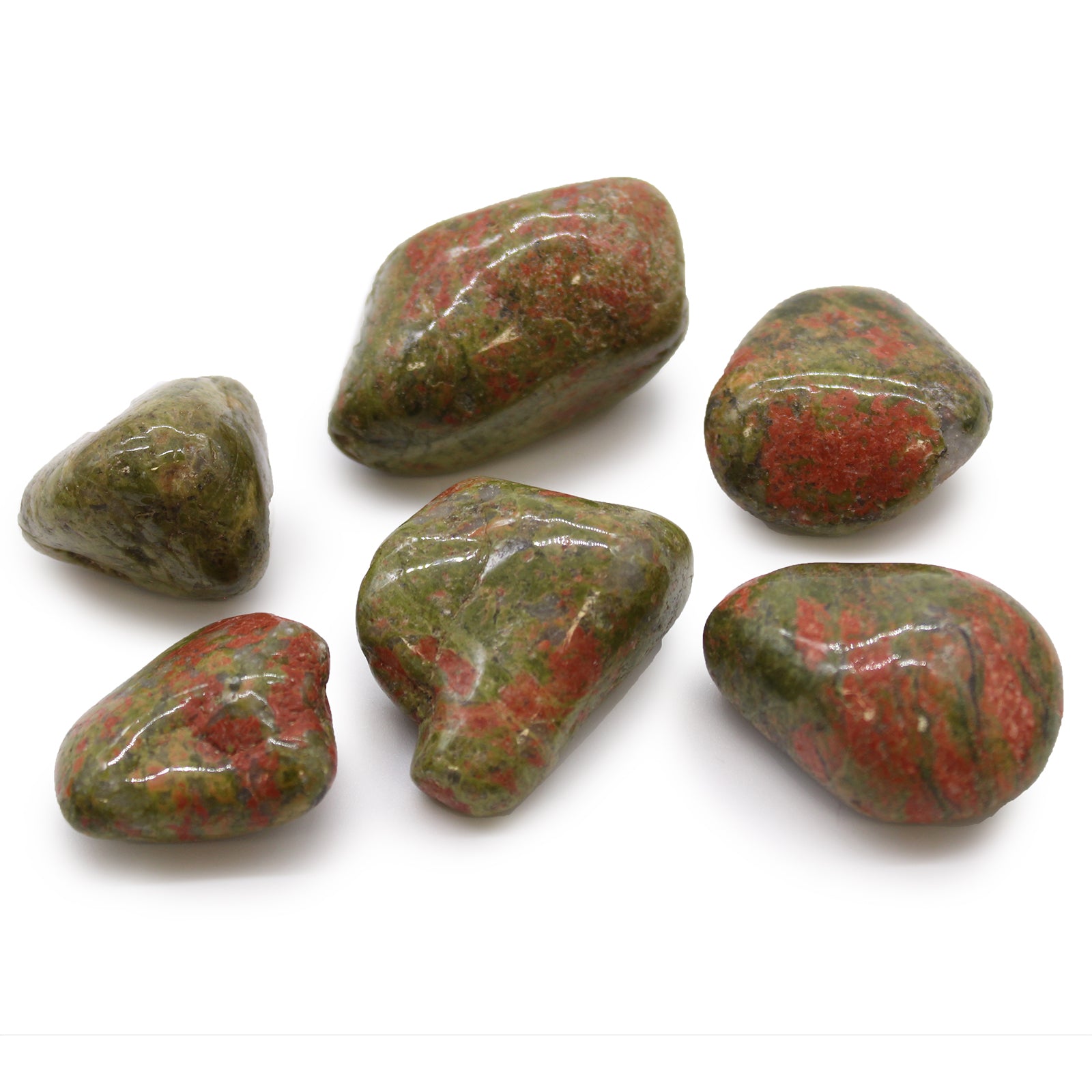 Large African Tumble Stones - Unakite