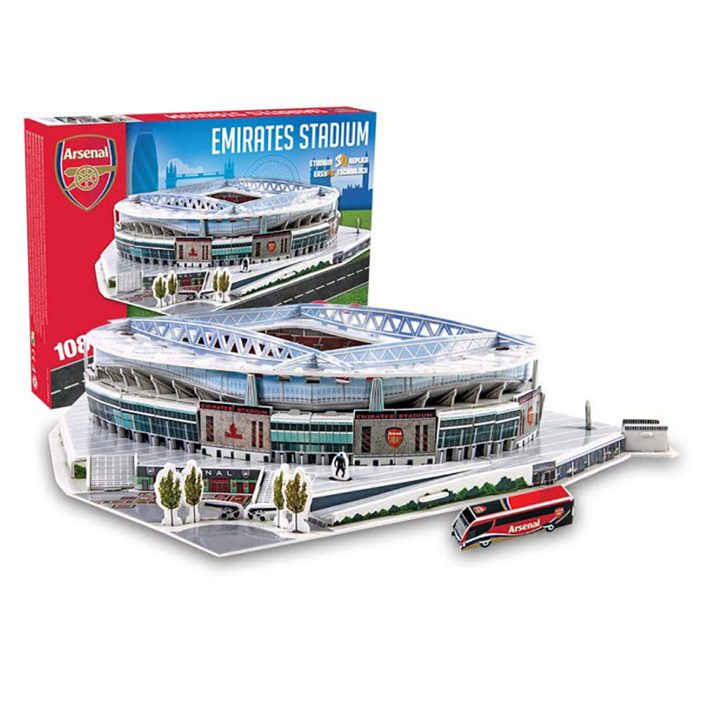 Arsenal FC 3D Stadium Puzzle - Toys & Games
