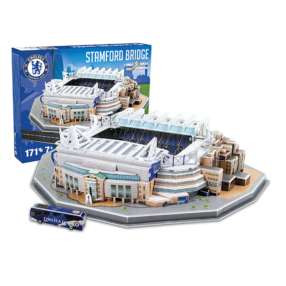 Chelsea FC 3D Stadium Puzzle - Officially licensed merchandise.