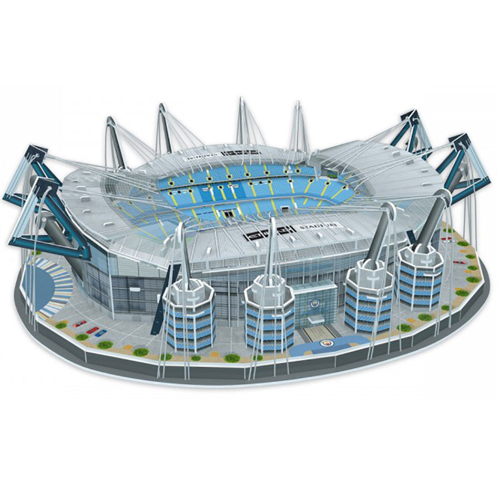 Manchester City FC 3D Stadium Puzzle - Officially licensed merchandise.