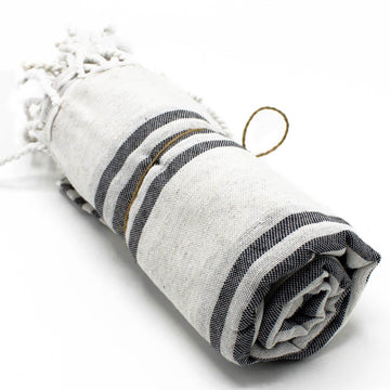 Hamman Spa Towel - Charcoal - 90x170cm