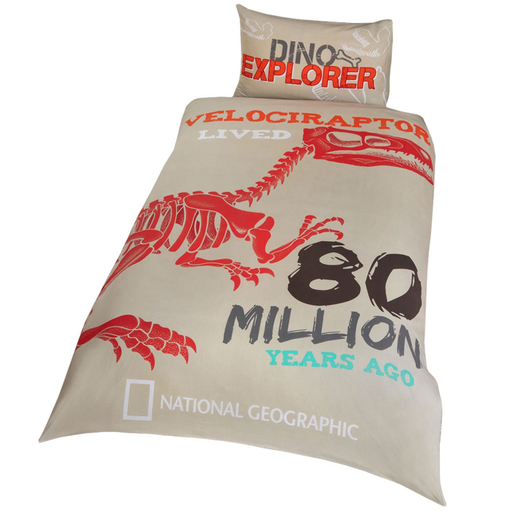 National Geographic Single Duvet Set Raptor - Officially licensed merchandise.