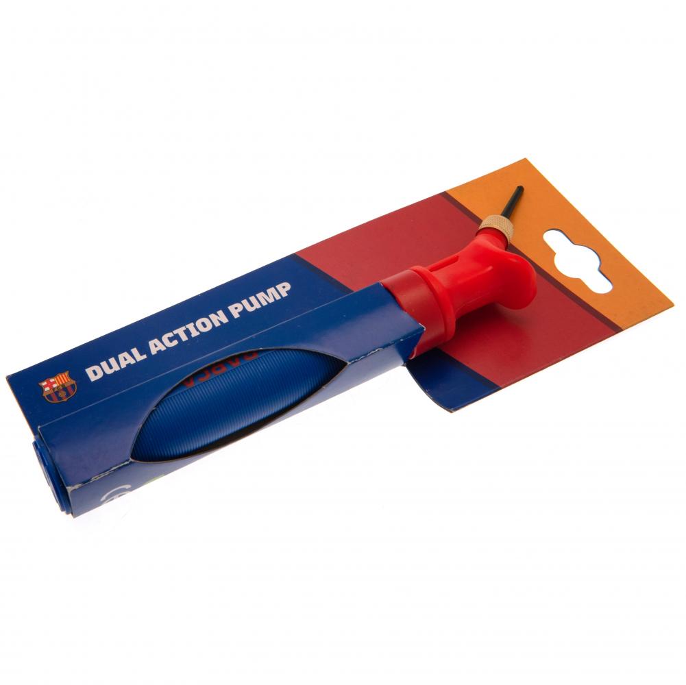 FC Barcelona Dual Action Football Pump - Pumps & Sets