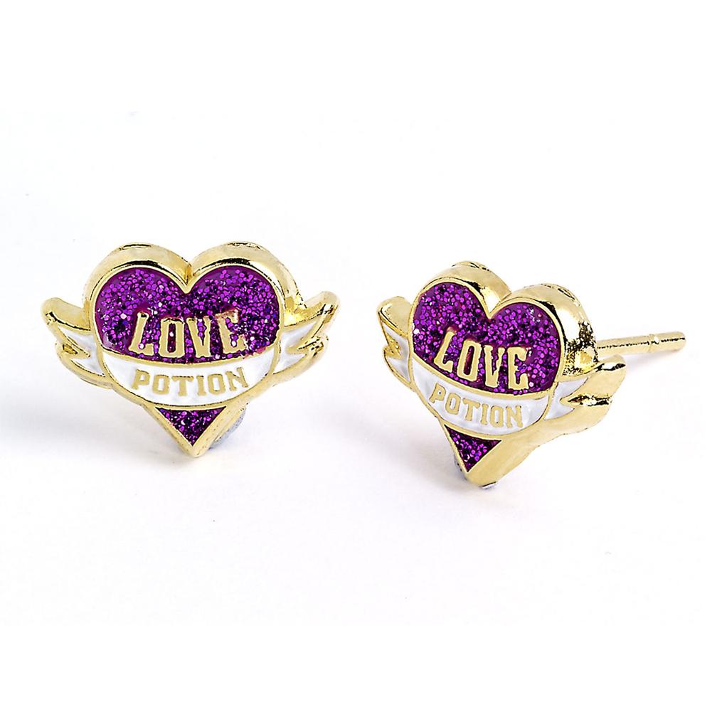 Harry Potter Gold Plated Earrings Love Potion - Officially licensed merchandise.