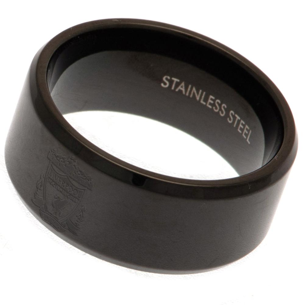 Liverpool FC Large Black IP Ring