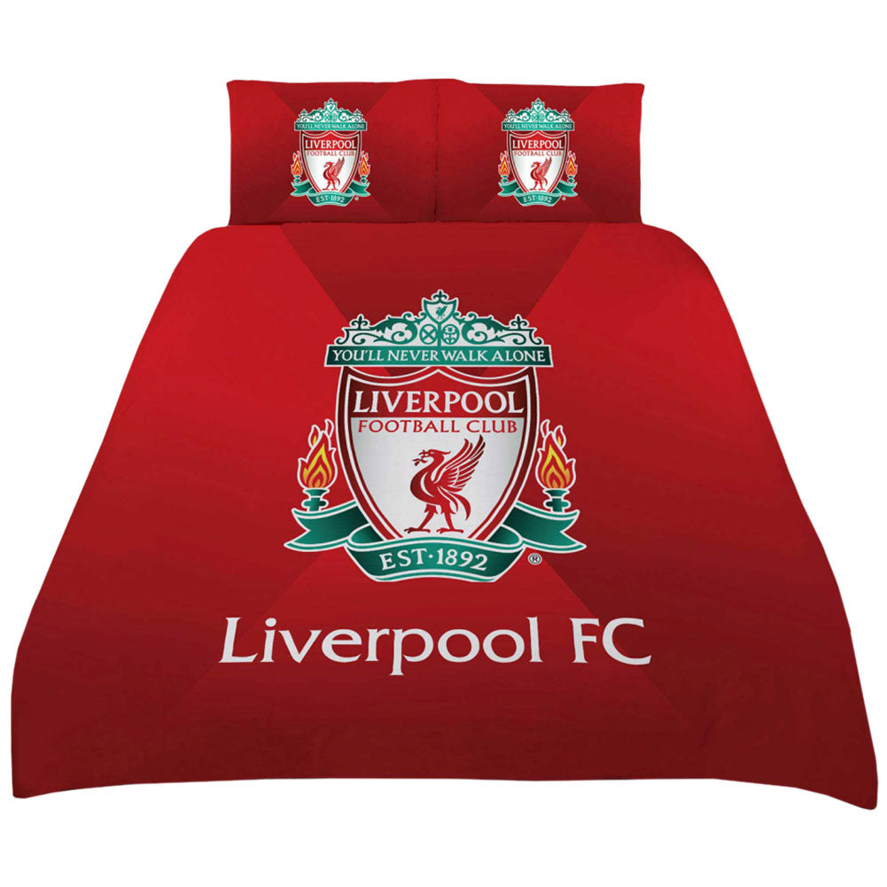 Liverpool FC Double Duvet Set GR - Officially licensed merchandise.