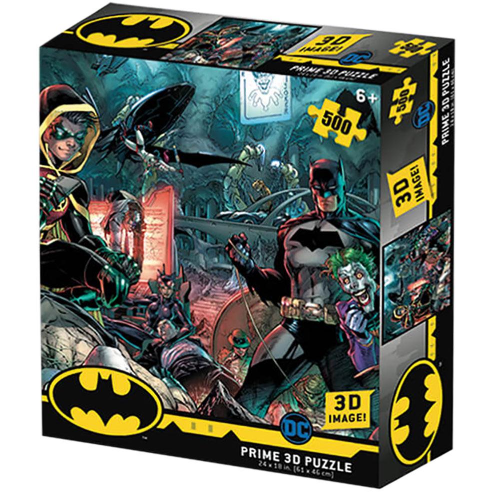 Batman 3D Image Puzzle 500pc - Officially licensed merchandise.
