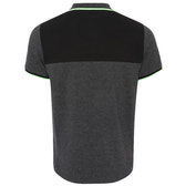 Liverpool FC Neon Panel Polo Mens Charcoal Small