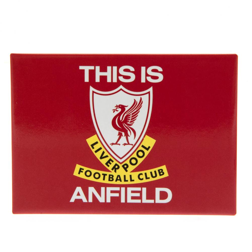 Liverpool FC 4pk Fridge Magnet Set - Officially licensed merchandise.