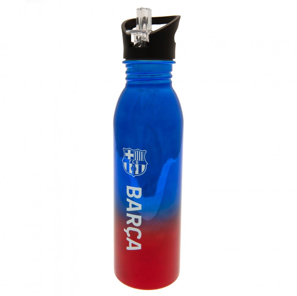 FC Barcelona UV Metallic Drinks Bottle - Officially licensed merchandise.