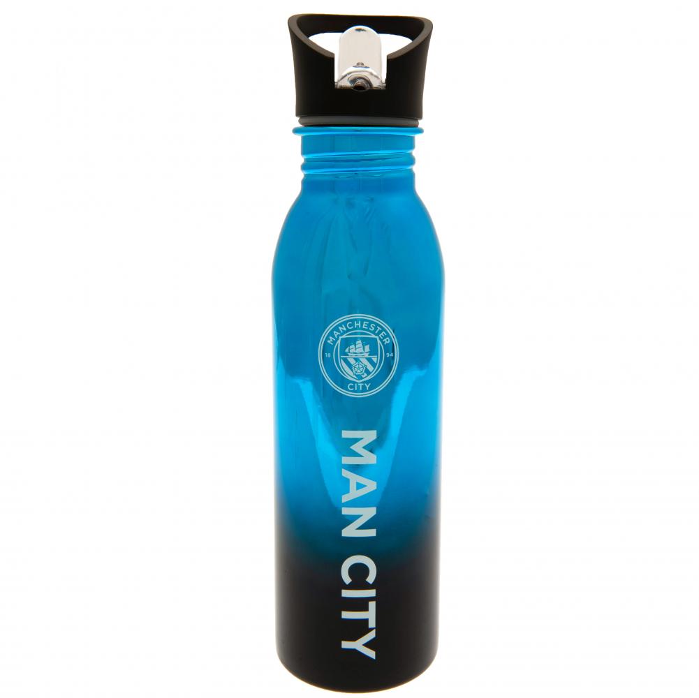 Manchester City FC UV Metallic Drinks Bottle - Officially licensed merchandise.
