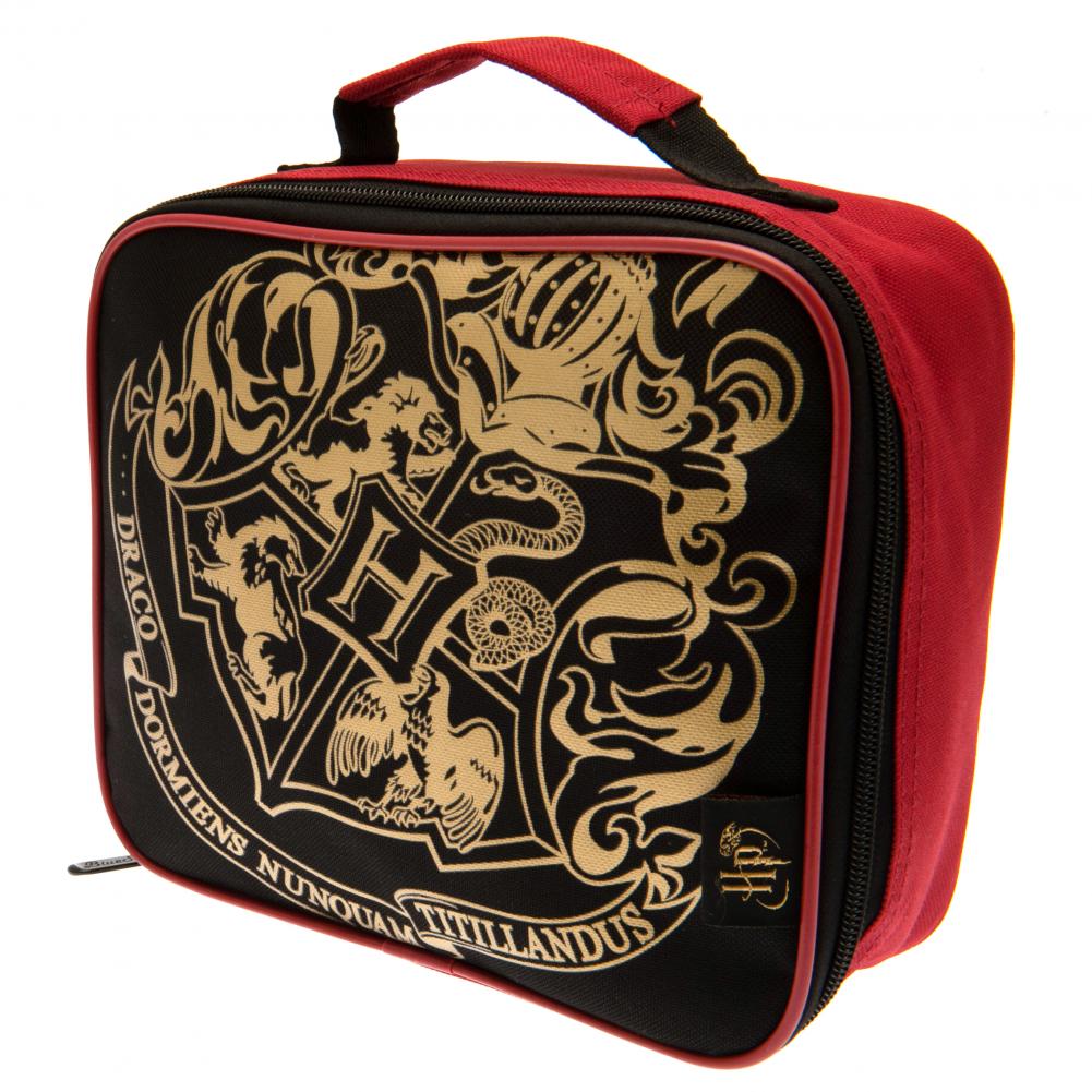 Harry Potter Lunch Bag Gold Crest BK - Officially licensed merchandise.