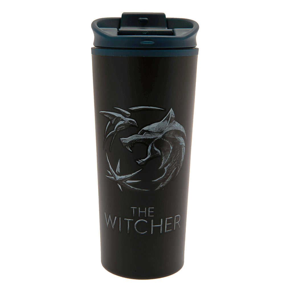 The Witcher Metal Travel Mug - Officially licensed merchandise.