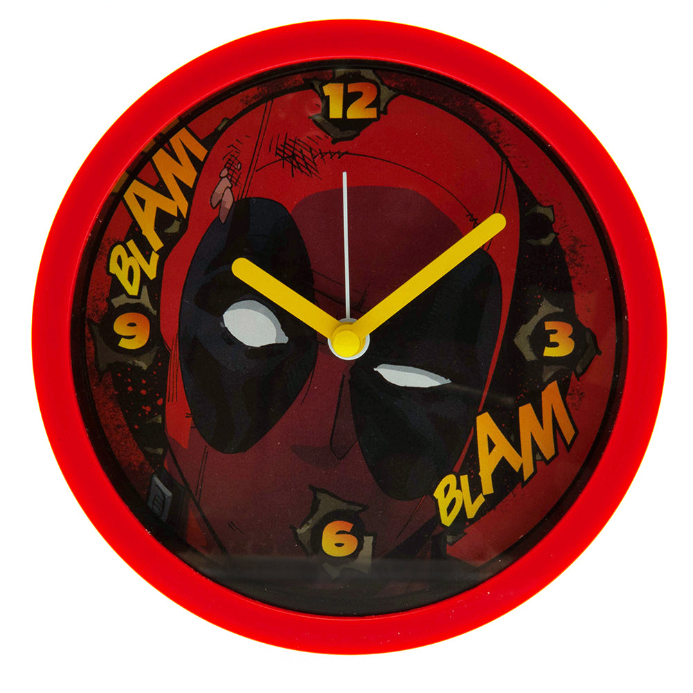 Deadpool Desktop Clock - Officially licensed merchandise.