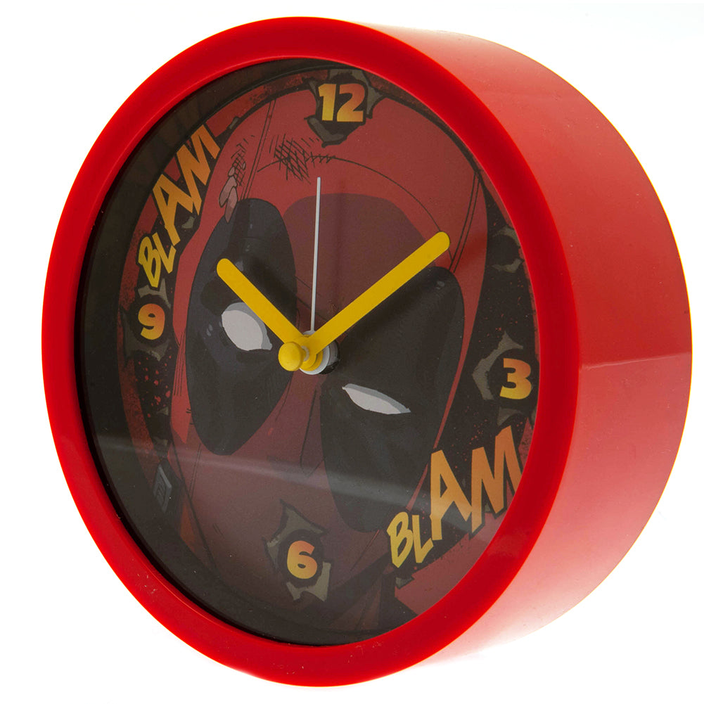 Deadpool Desktop Clock - Officially licensed merchandise.