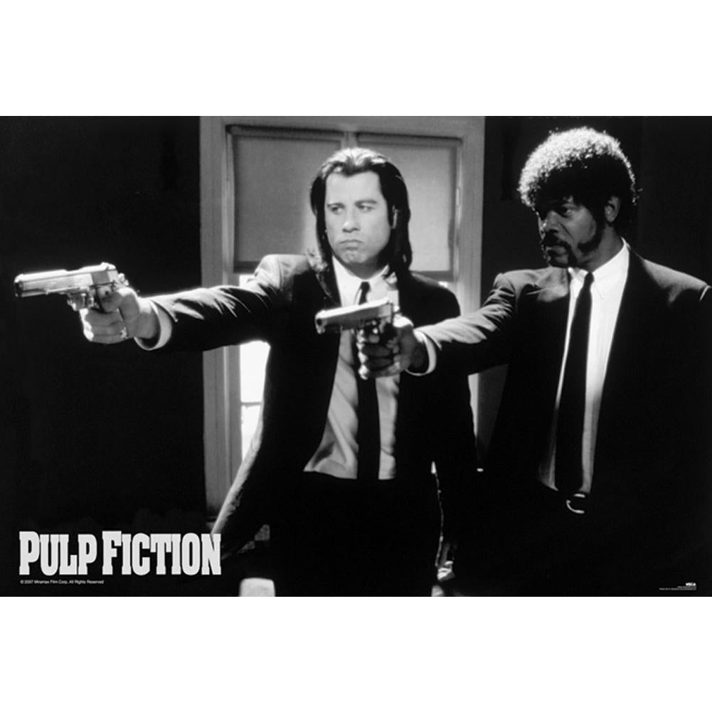 Pulp Fiction Poster Guns 154 - Officially licensed merchandise.