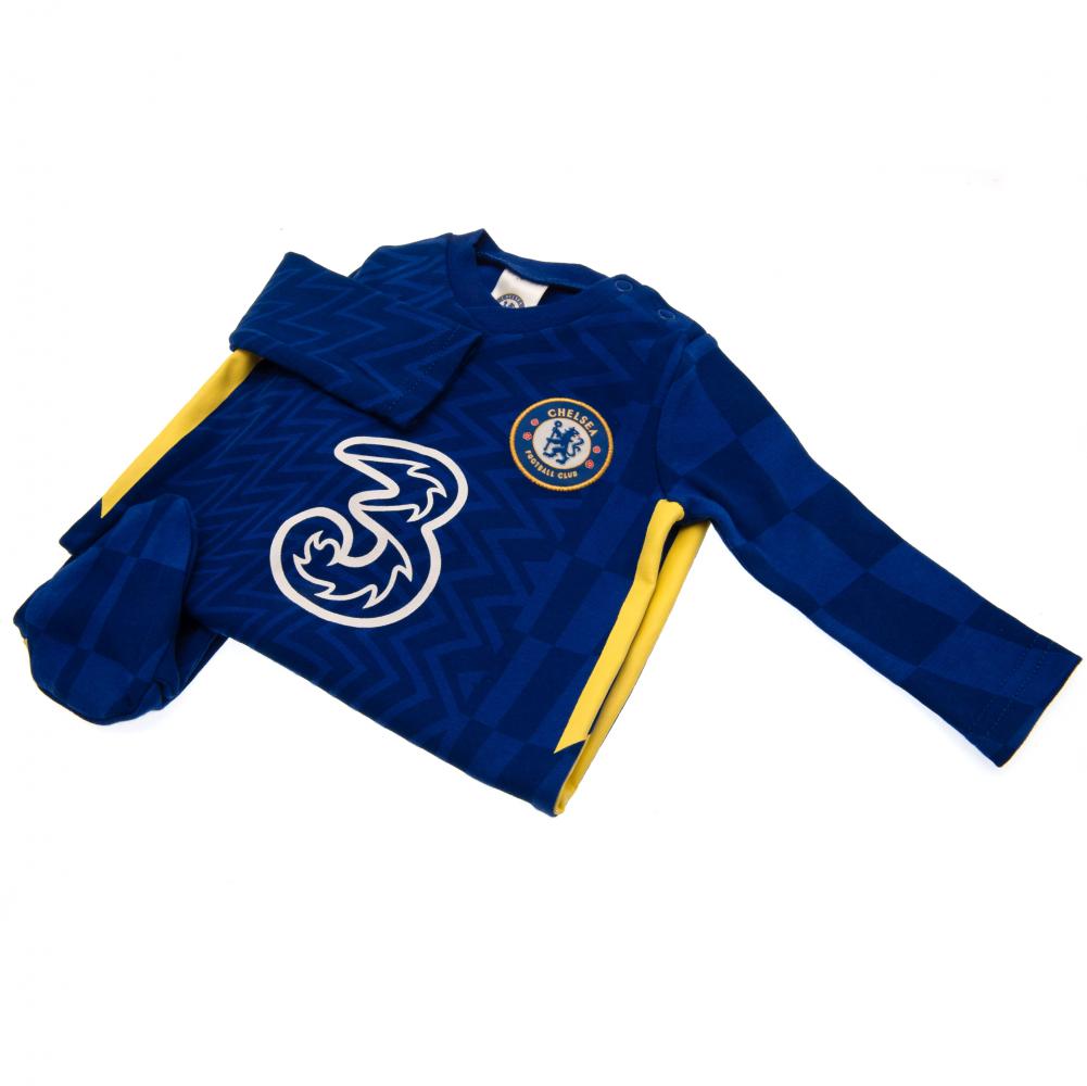 Chelsea FC Sleepsuit 3-6 Mths BY - Officially licensed merchandise.