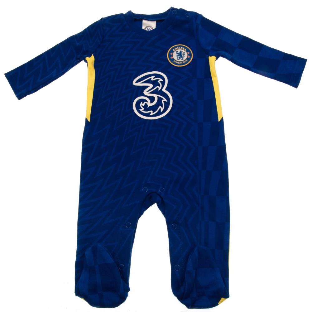 Chelsea FC Sleepsuit 3-6 Mths BY - Officially licensed merchandise.