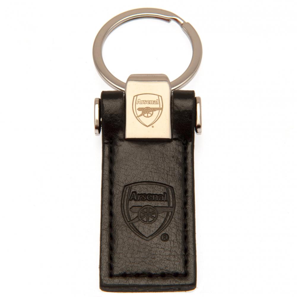 Arsenal FC Leather Key Fob - Officially licensed merchandise.
