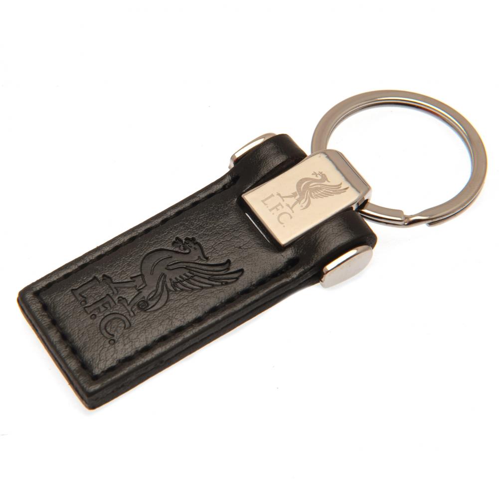 Liverpool FC Leather Key Fob - Officially licensed merchandise.
