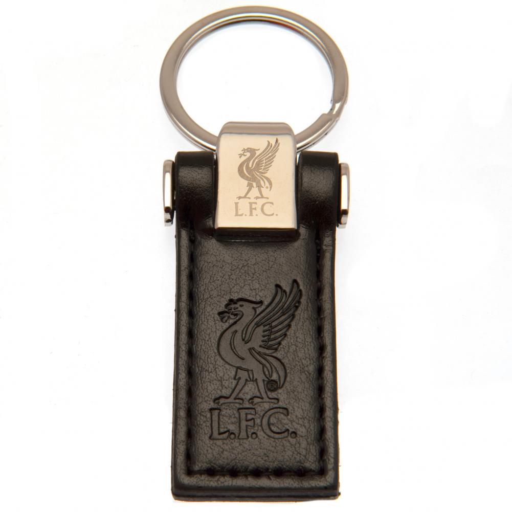 Liverpool FC Leather Key Fob - Officially licensed merchandise.