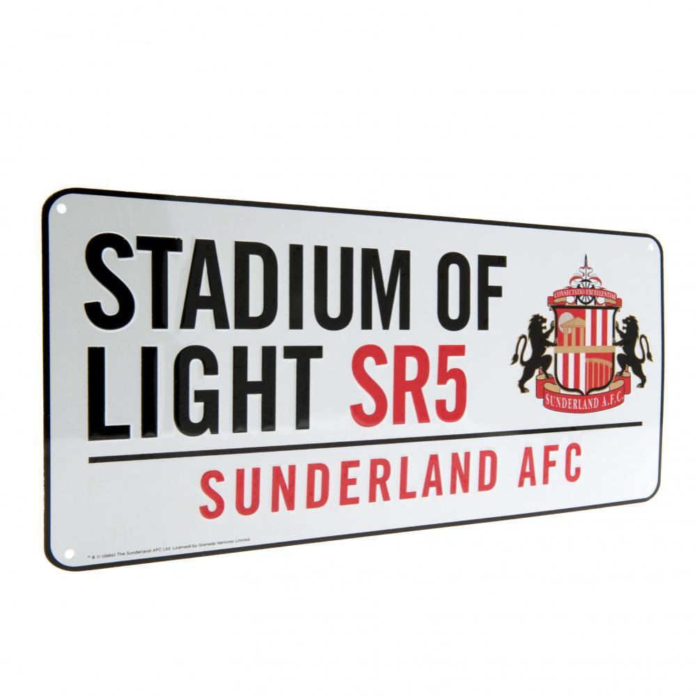 Sunderland AFC Street Sign - Officially licensed merchandise.