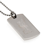 Liverpool FC Engraved Dog Tag & Chain LB - Officially licensed merchandise.