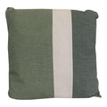 3 Panel Green Square Scatter Cushion, Eucalyptus Range-Throw Pillows