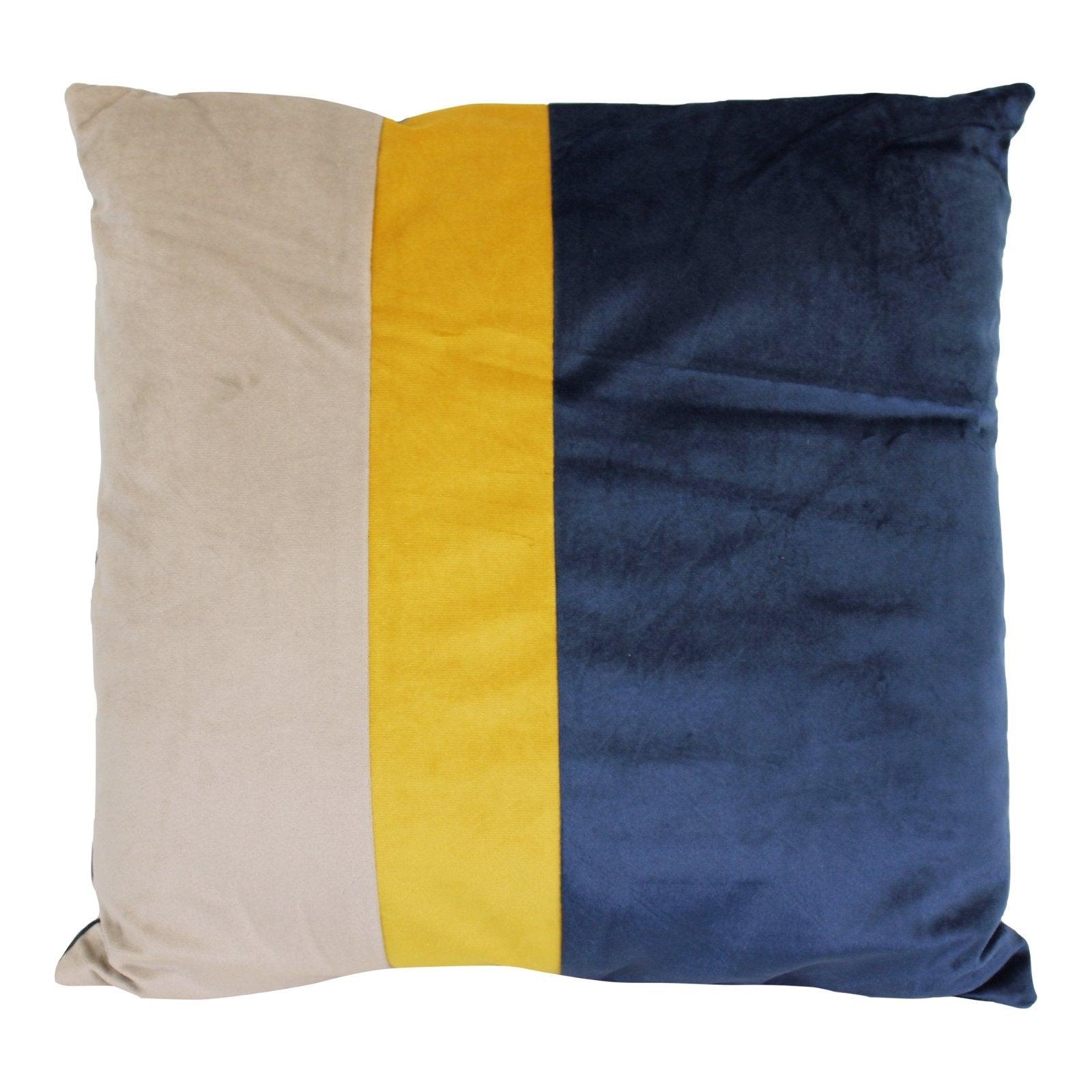3 Panel Velour Scatter Cushion-Throw Pillows