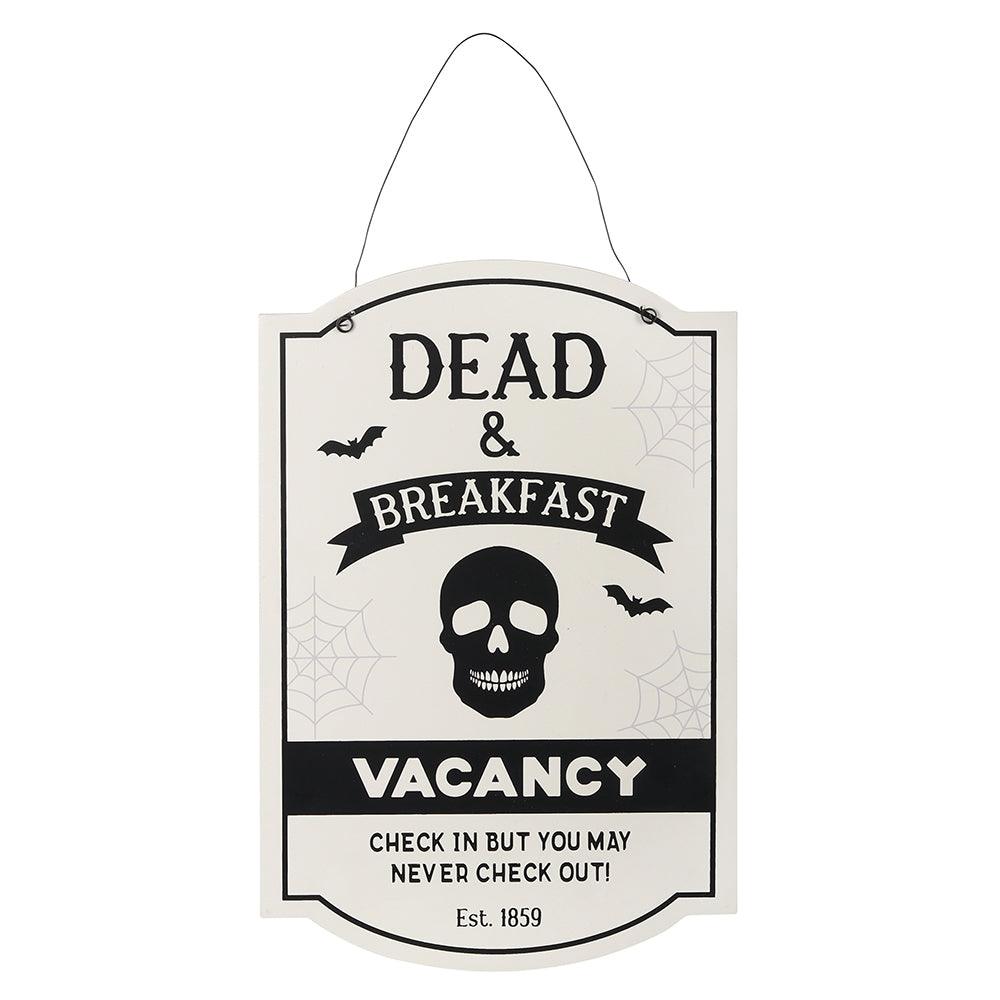 30cm Dead and Breakfast Hanging Sign - £10.99 - Wall Art 