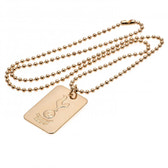 Tottenham Hotspur FC Gold Plated Dog Tag & Chain