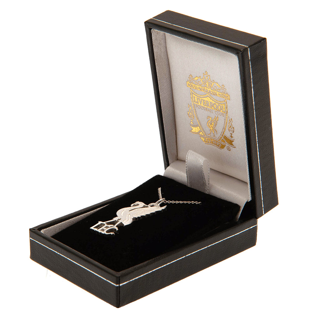 Liverpool FC Sterling Silver Pendant & Chain LB