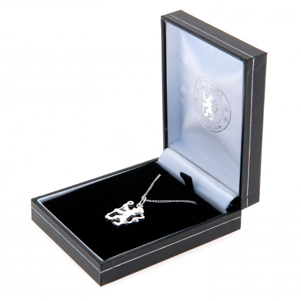 Chelsea FC Sterling Silver Pendant & Chain