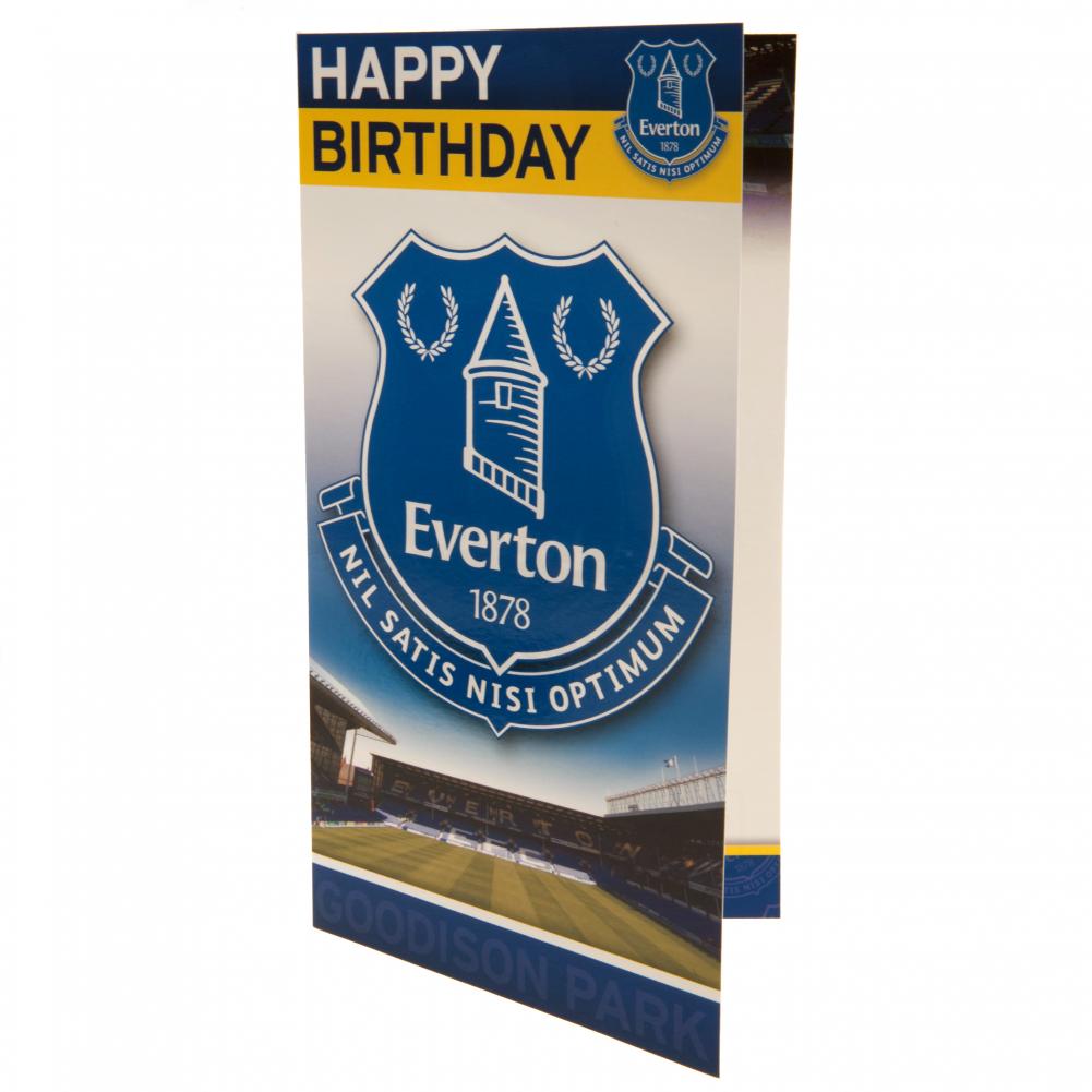 Everton FC Birthday Card - Officially licensed merchandise.