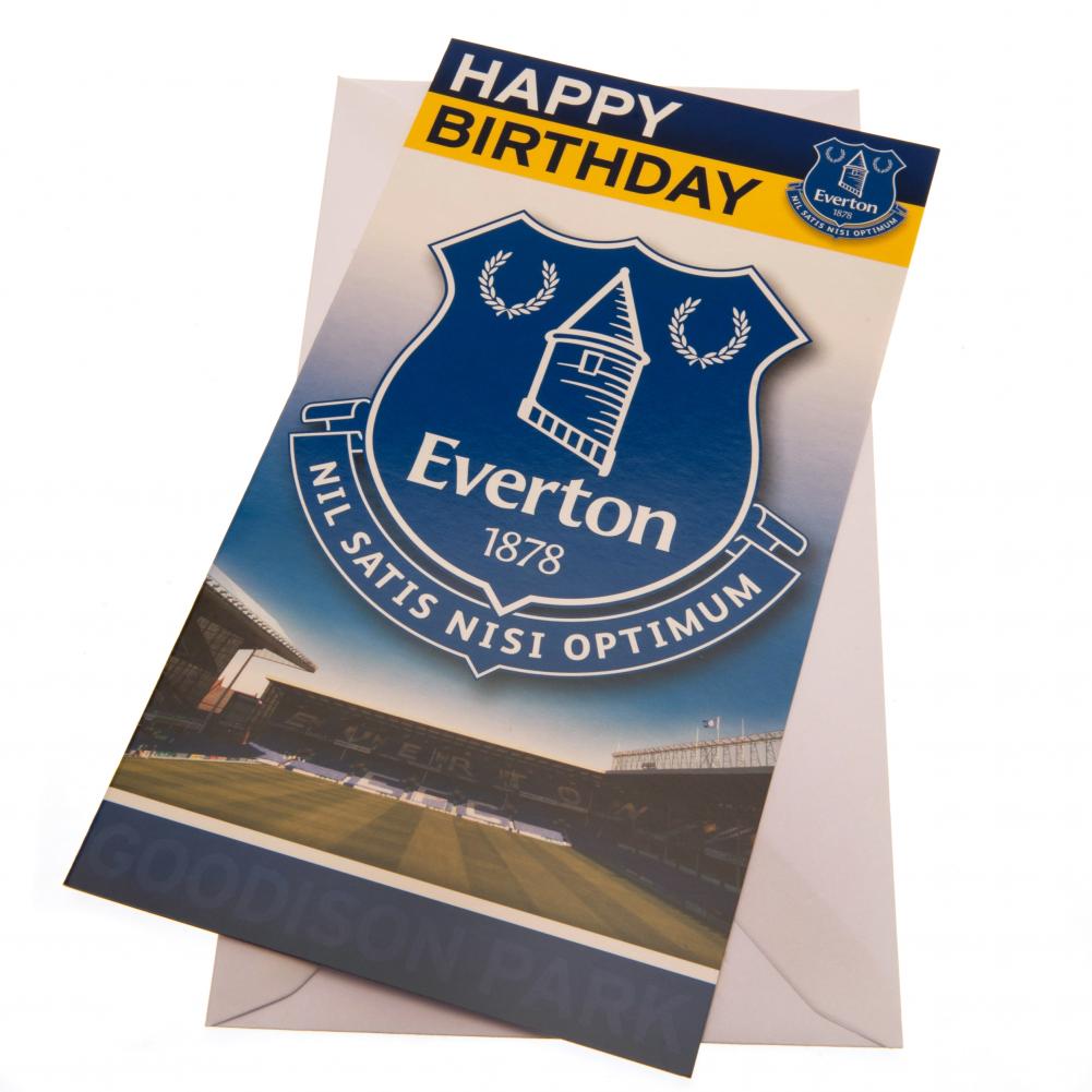 Everton FC Birthday Card - Officially licensed merchandise.