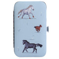 5 Piece Zip Up Shaped Manicure Set - Willow Farm Horses-