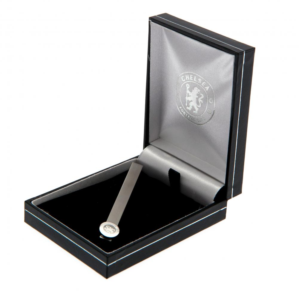 Chelsea FC Stainless Steel Tie Slide with Crest