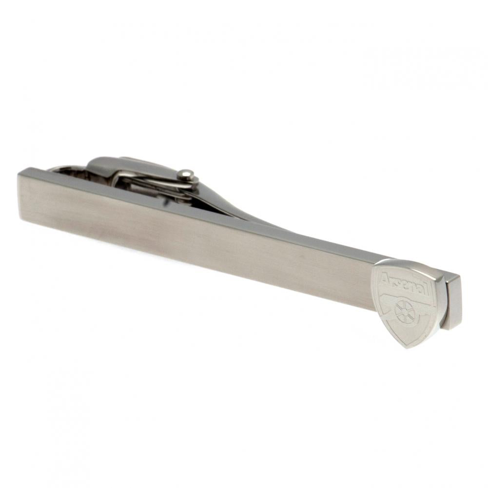 Arsenal FC Stainless Steel Tie Slide with Crocodile Clip