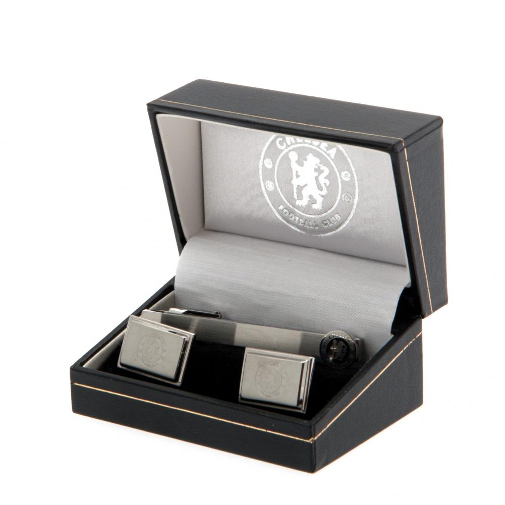 Chelsea FC Tie Slide & Cufflink Set - Cufflinks