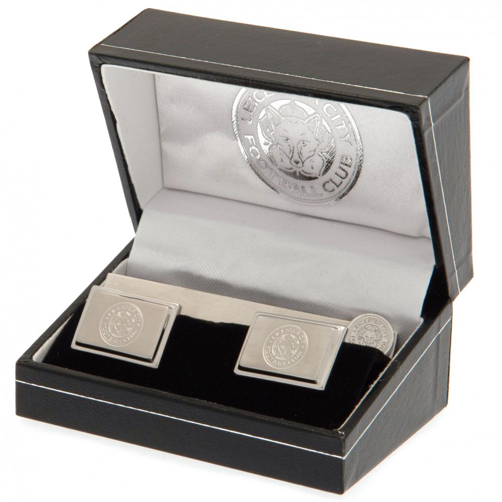 Leicester City FC Tie Slide & Cufflink Set - Cufflinks
