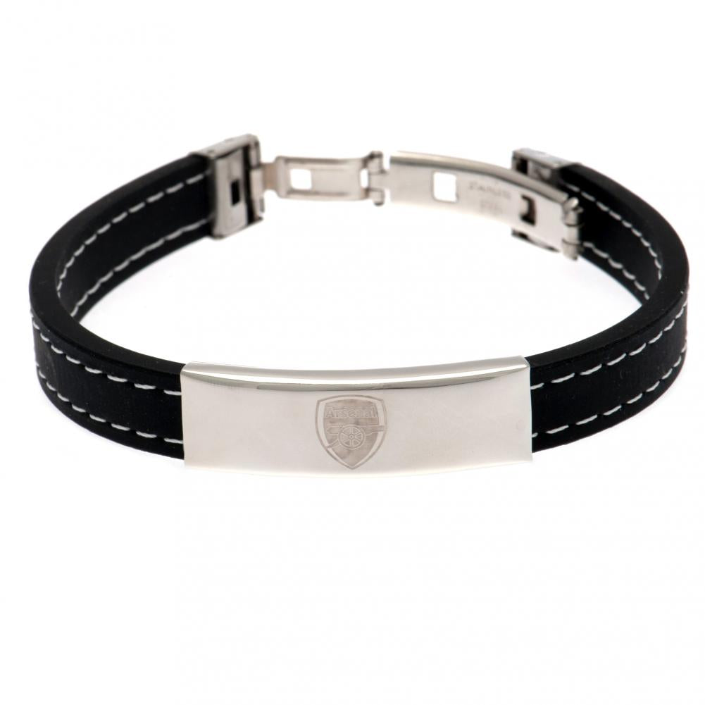 Arsenal FC Stitched Silicone Bracelet - Officially licensed merchandise.