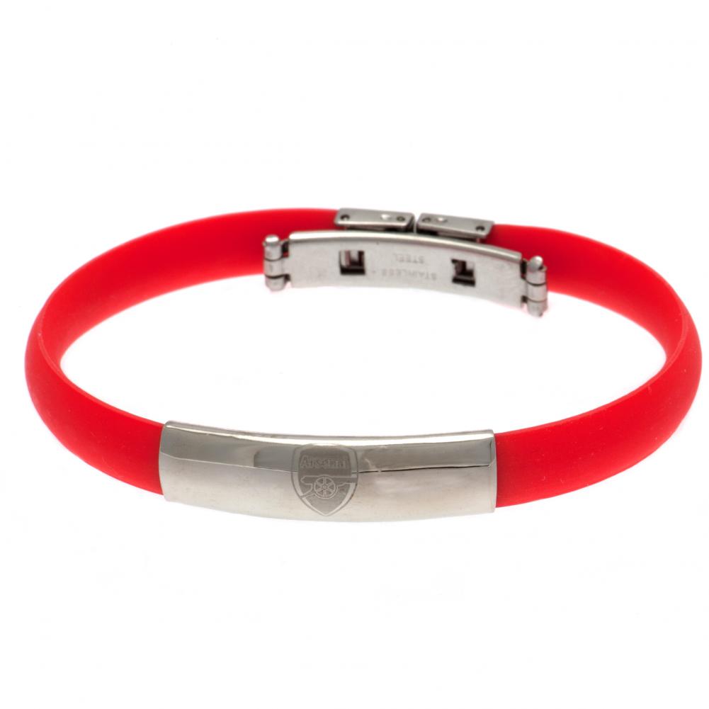 Arsenal FC Colour Silicone Bracelet - Officially licensed merchandise.