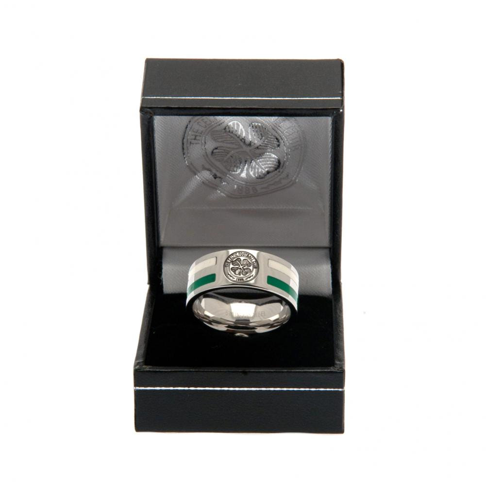 Celtic FC Medium Colour Stripe Ring