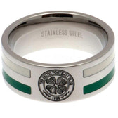 Celtic FC Medium Colour Stripe Ring