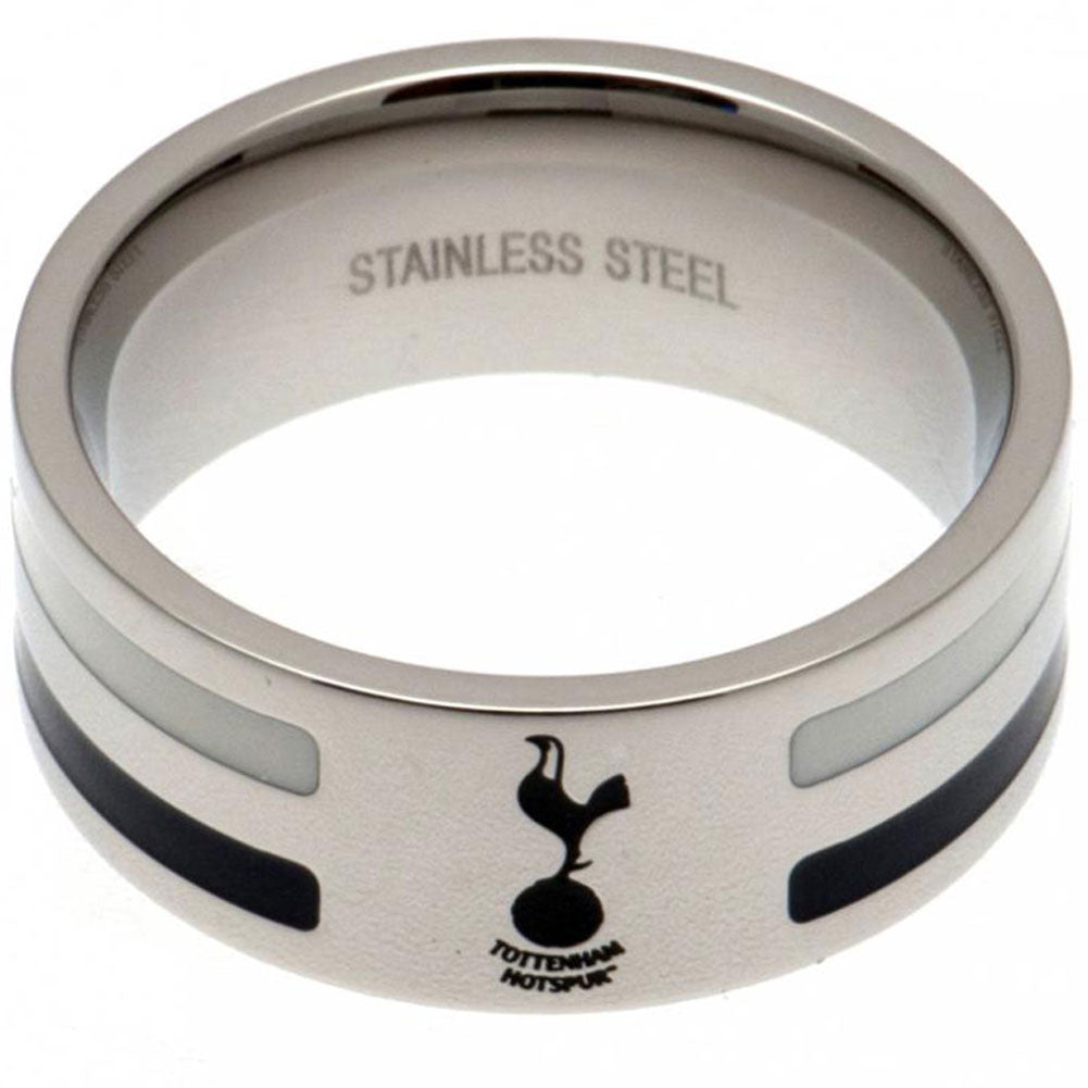 Tottenham Hotspur FC Colour Stripe Ring Medium - Officially licensed merchandise.