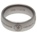 Chelsea FC Super Titanium Ring Medium - Officially licensed merchandise.