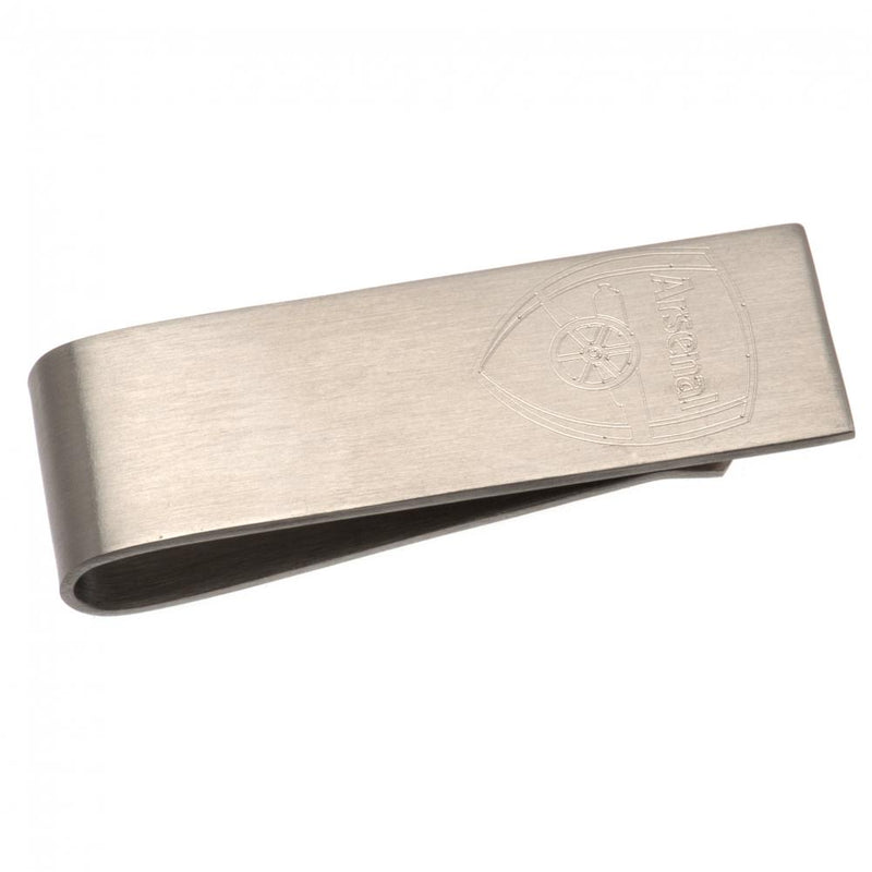 Arsenal FC Stainless Steel Money Clip Engraved Crest
