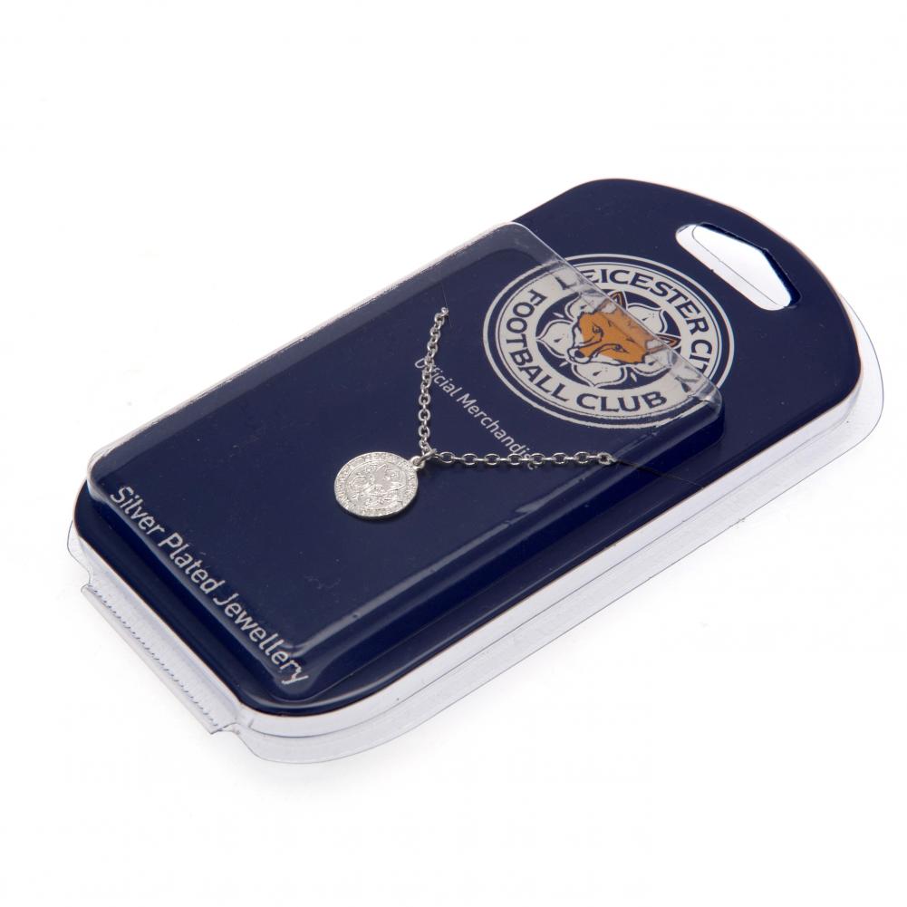 Leicester City FC Silver Plated Pendant & Chain - Neckwear