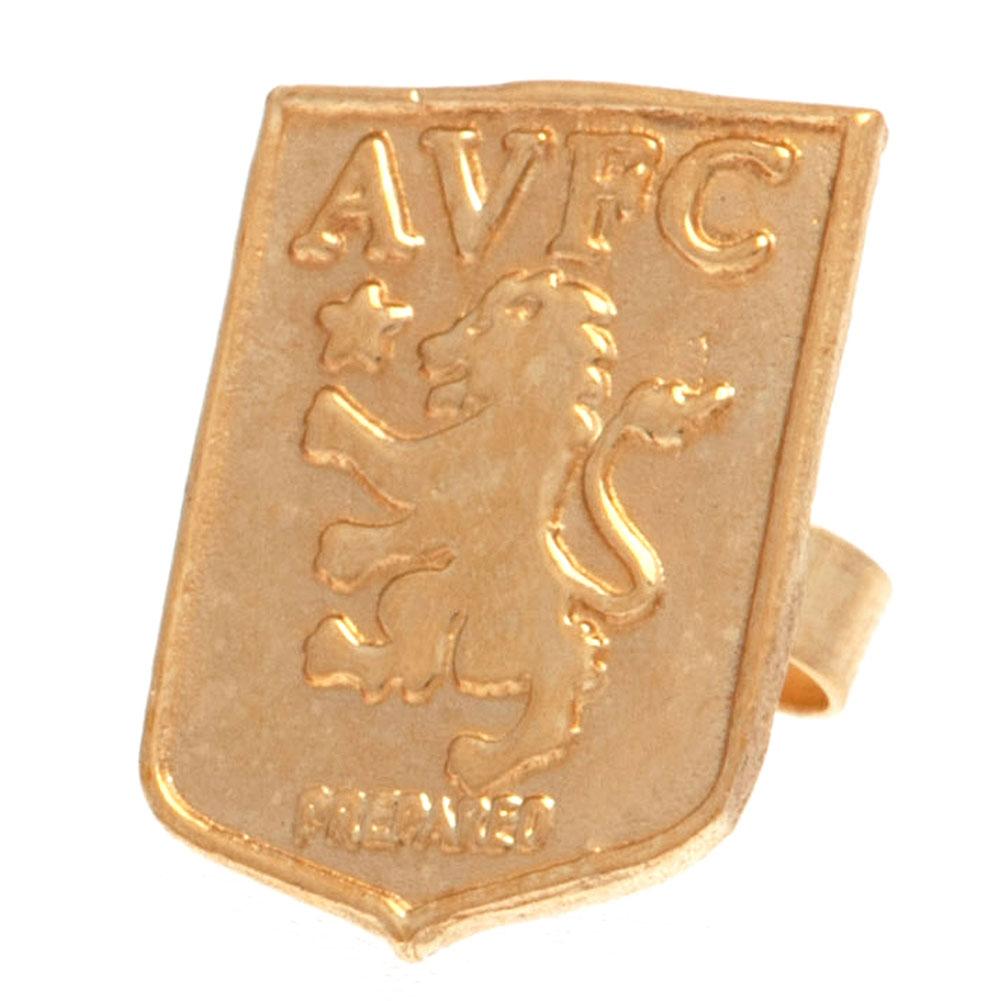 Aston Villa FC 9ct Gold Earring - Officially licensed merchandise.