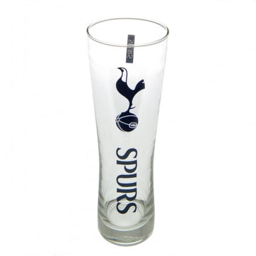 Tottenham Hotspur FC Tall Beer Glass - Officially licensed merchandise.
